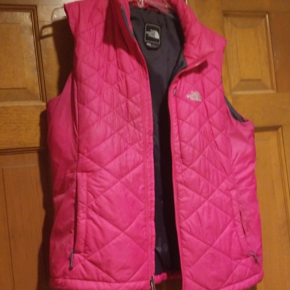 North Face Vest Pink XL
